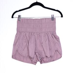 FP MOVEMENT The Way Home Lined Shorts Mauve Lightweight Running Active Women's S